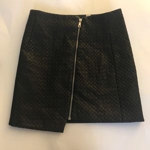 Sexy black mini skirt